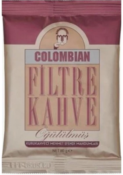 Mehmet Efendi 80GR Colombıan Filtre (Öğütülmüş)