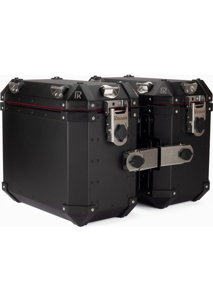 Alüminyum Motosiklet Yan Çanta Seti (Sidecase) - 40LT+40LT