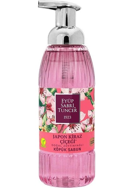 500ML Köpük Japon Kiraz Sabun Pet Şişe