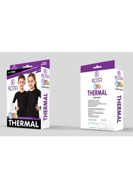 Erkek Çocuk Termal Takım Uzun Kollu Termal Bady-Tayt modelleri