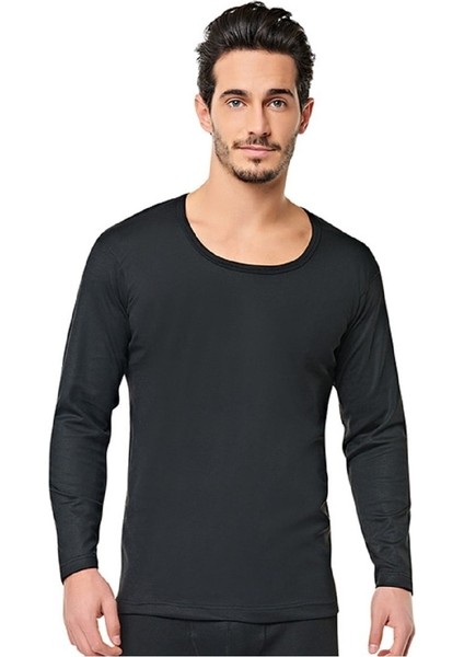 Erkek 0126 Kışlık Termal Fanila Atlet - Siyah