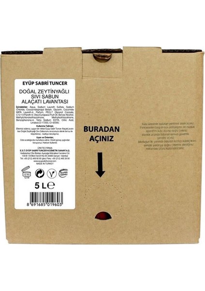 Zeytinyağlı Köpük Sabun 5lt Bag In Box Endüstriyel