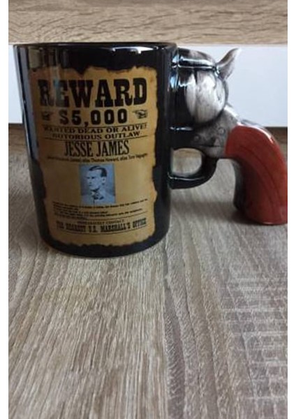 Özel Tasarım Kupa Bardak Wanted Kupa Bardak