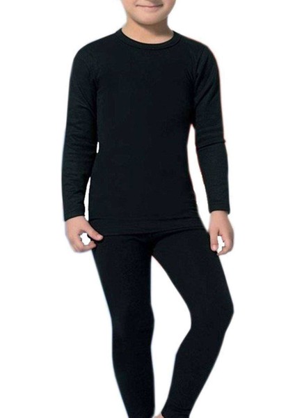 Kota 1 Adet Kız Erkek Çocuk Termal Siyah I?çlik Fanila Body 2005 modelleri