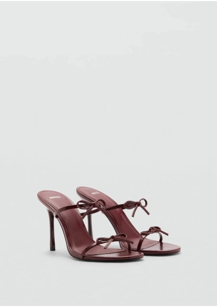 Bağ Detaylı Topuklu Ayakkabı