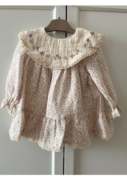 Rosie Vintage Görünümlü Çocuk Elbise