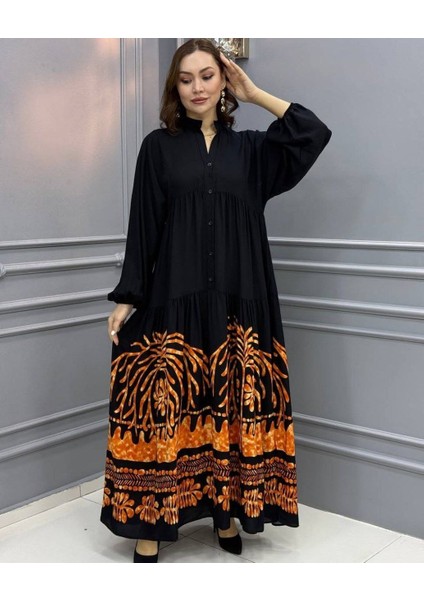 Viskon Pamuklu Elbise