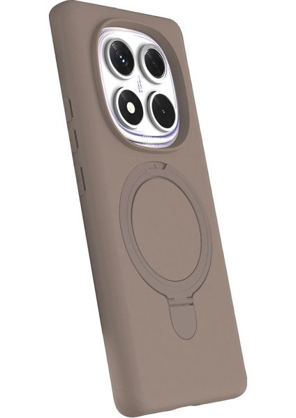 Zengezur Newface Xiaomi Redmi Note 14 Pro 5g Regal Magsafe Standlı Kapak - Çöl Titanyum modelleri