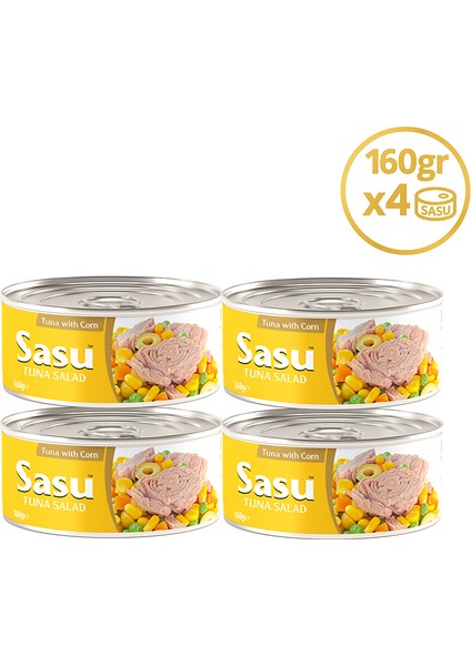 Mısırlı Ton Salata 4X160G Iri Parça