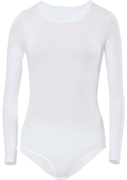 - Berrak Kız Çocuk Uzun Kol Çıtçıtlı Pamuklu Badi