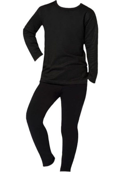 Erkek Çocuk Siyah Termal Takım