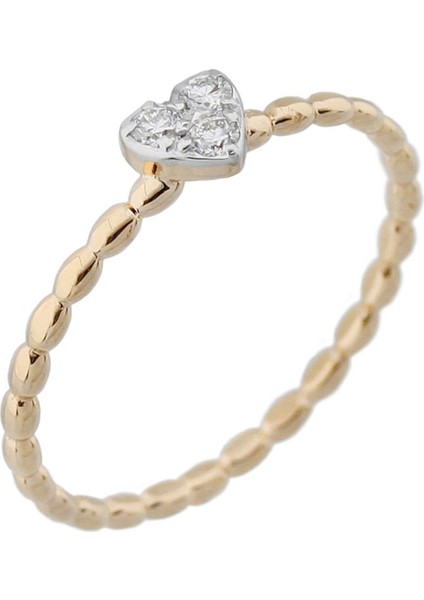 Pırlanta Kalp Yüzük