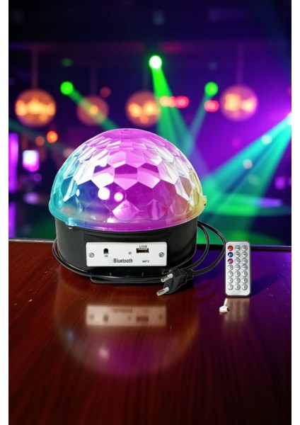Işıklı Bluetooth Disko Topu Sd Kart Usbli Hoparlör fırsatları
