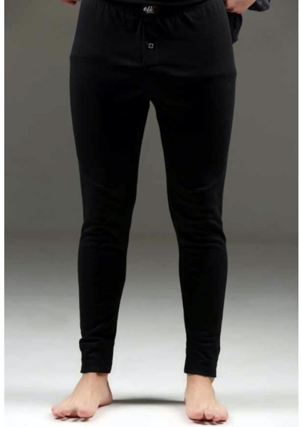 Erkek Siyah Termal Şardonlu Thermo Cool Içlik Tayt