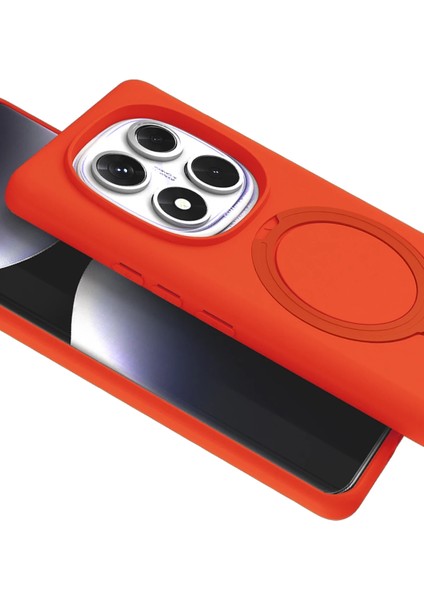 Zengezur Newface Xiaomi Redmi Note 14 Pro 5g Regal Magsafe Standlı Kapak - Turuncu fiyatları