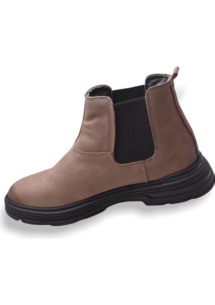 Bülent Saraç 201 Deri Erkek Bot Ayakkabı Nubuk Içi Kürklü modelleri