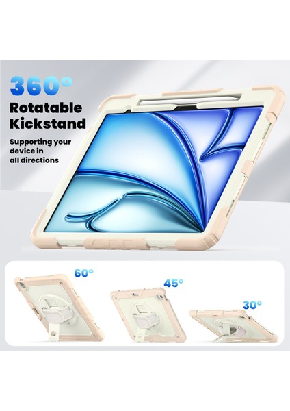 iPad Air 13 2024 Için Silikon Hibrit Pc Tablet Kılıfı (Yurt Dışından) indirimleri