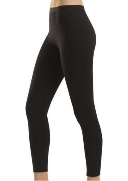 Termal Kadın Tayt Siyah Likralı Içlik Belisa Iç Giyim