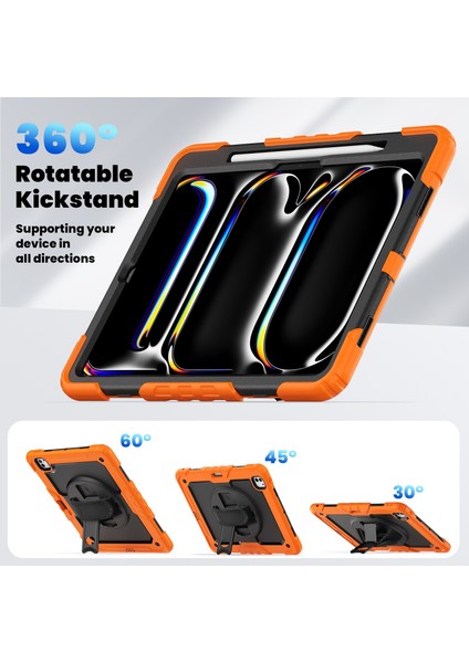 iPad Pro 13 2024 Için Silikon Hibrit Pc Tablet Kılıfı (Yurt Dışından) indirimleri