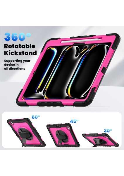 iPad Pro 13 2024 Için Silikon Hibrit Pc Tablet Kılıfı (Yurt Dışından) indirimleri