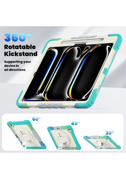 iPad Pro 13 2024 Için Silikon Hibrit Pc Tablet Kılıfı (Yurt Dışından) indirimleri