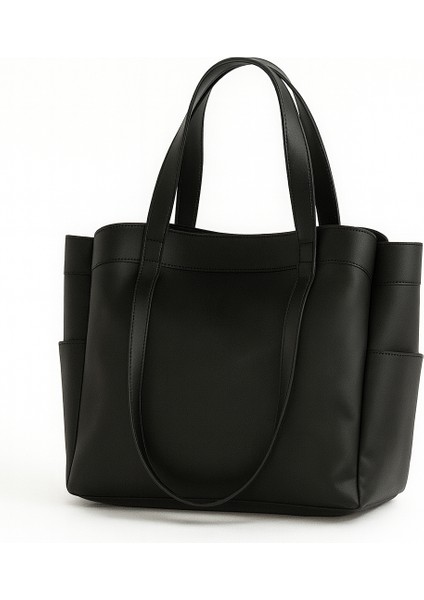 Yavrulu Büyük Boy Yumuşak Günlük Omuz Çantası Kadın Omuz Çantası