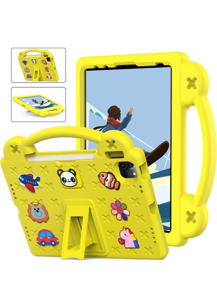 iPad Air 11 2024 Için Eva Darbeye Dayanıklı Tablet Kılıfı (Yurt Dışından)