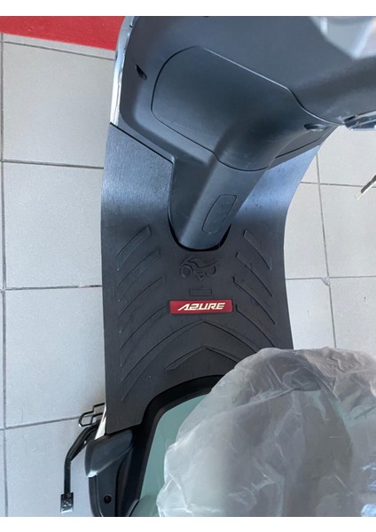 Kuba Azure Modele Uyumlu Motorsiklet Paspası, Kaymaz, Koruyucu Motor Paspas, Motopaspas