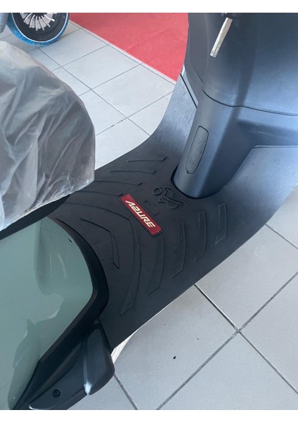 Kuba Azure Modele Uyumlu Motorsiklet Paspası, Kaymaz, Koruyucu Motor Paspas, Motopaspas modelleri