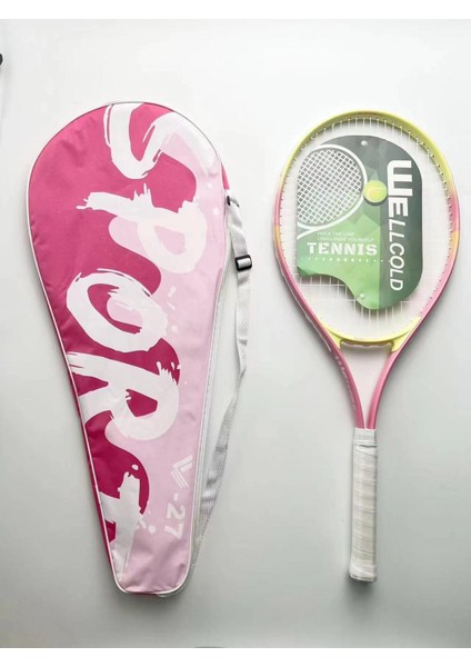 Yüksek Kalite Düşük Sarsılma Pro Tenis Raketi 27 Inch L1 + Taşıma Çantası