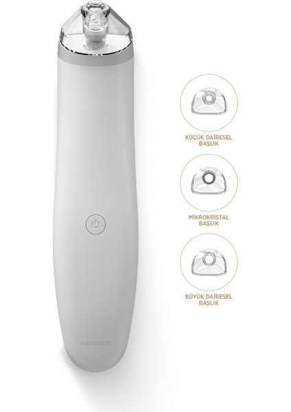 PBS509 Pilli Siyah Nokta Temizleme Cihazı Beyaz modelleri