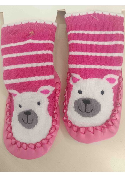 Bebek Deri Tabanlı Çarık Corap