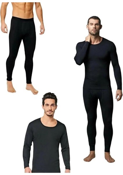 Erkek Tam Koruma Sibirya Soğukları Için Uygun Alev Gibi Siyah Termal Takım fiyatları