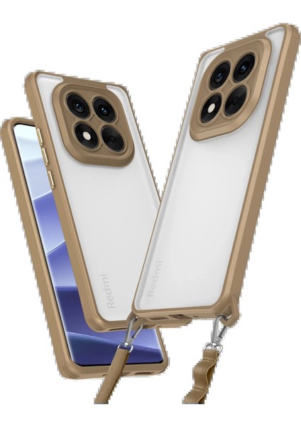 Xiaomi Redmi Note 14 Pro Plus Kılıf Penta Silikon Kılıf - Çöl TITANYUM-(5796)