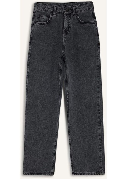 Erkek Çocuk Wide Leg Düz Paça Jean Pantolon F0453A825WN