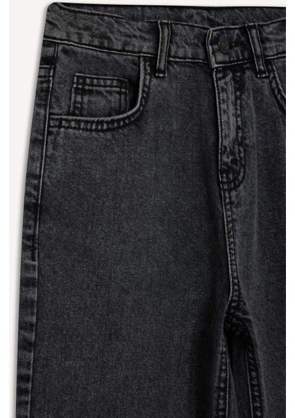 Erkek Çocuk Wide Leg Düz Paça Jean Pantolon F0453A825WN