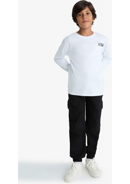 Erkek Çocuk Jogger Fit Gabardin Pantolon F1970A825AU