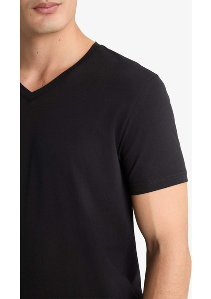 Slim Fit Dar Kesim V Yaka Üst D6187AX25WN indirimleri