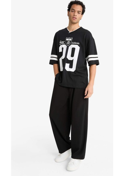 Barrel Fit Geniş Düz Paça Cepli Pantolon F7975AX25AU fiyatları