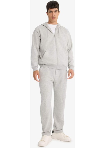 Regular Fit Basic Düz Beli Bağcıklı Düz Paça Cepli Eşofman Altı D6762AX25AU indirimleri