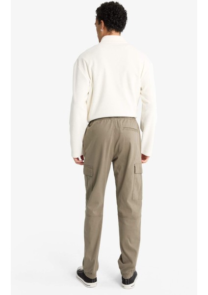 Regular Fit Beli Bağcıklı Kargo Cepli Jogger Pantolon F4681AX25AU
