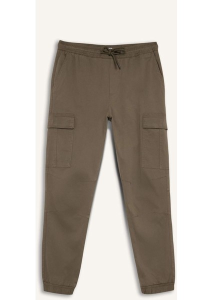 Regular Fit Beli Bağcıklı Kargo Cepli Jogger Pantolon F4681AX25AU