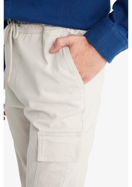 Regular Fit Beli Bağcıklı Kargo Cepli Jogger Pantolon F4681AX25AU indirimleri