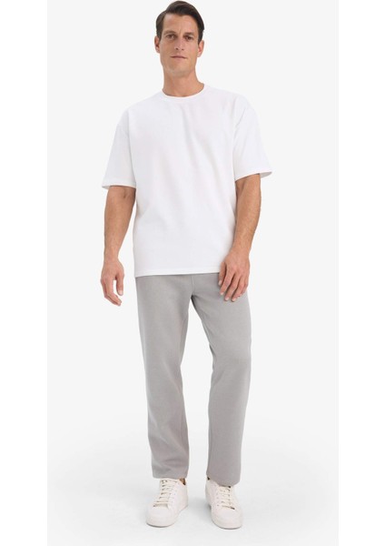 Regular Fit Beli Bağcıklı Cepli Düz Paça Kalın Eşofman Altı D7836AX25AU modelleri