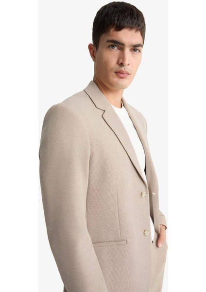 Modern Fit Düğmeli Cepli Blazer Ceket F2347AX25AU indirimleri