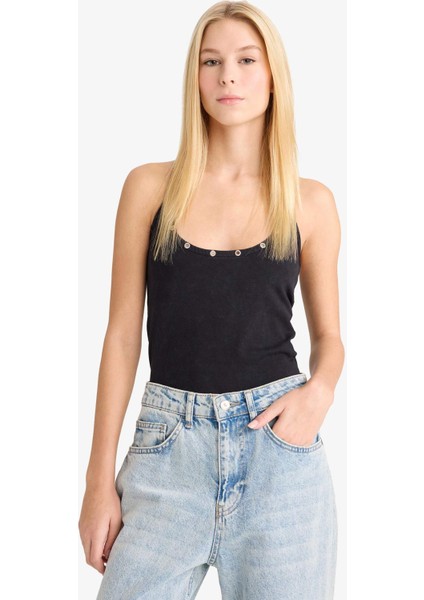 Coool Fitted Halter Yaka Atlet F9742AX25AU