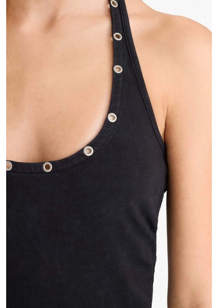 Coool Fitted Halter Yaka Atlet F9742AX25AU
