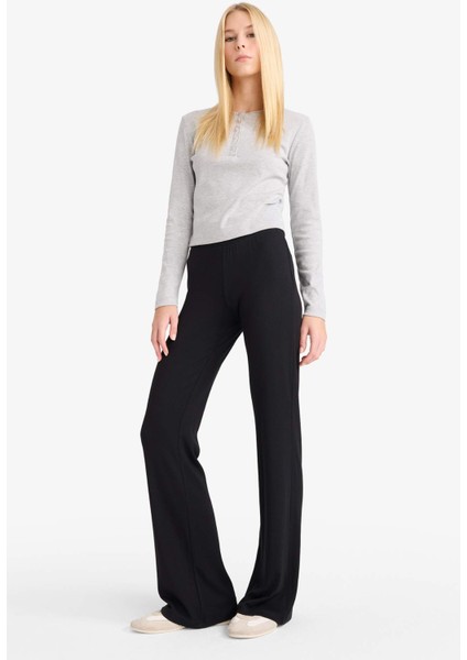 Coool Flare Fit Ribana Pantolon E0628AX25AU