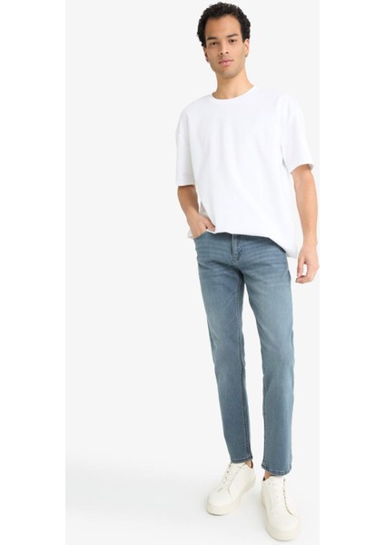 Pedro Slim Fit Dar Kalıp Normal Bel Dar Paça Jean Pantolon F2926AX25AU fiyatları