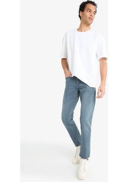 Pedro Slim Fit Dar Kalıp Normal Bel Dar Paça Jean Pantolon F2926AX25AU modelleri